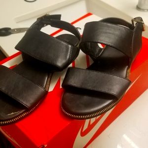Black sandals
